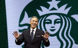 Cựu CEO huyền thoại của Starbucks Howard Schultz...