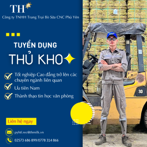 Trang trại Bò Sữa TH Phú Yên cần tuyển vị trí...